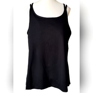 NWOT Old Navy Plus Athletic Go Dry Stretchy Lined Shelf Bra Crisscross Tank 2X